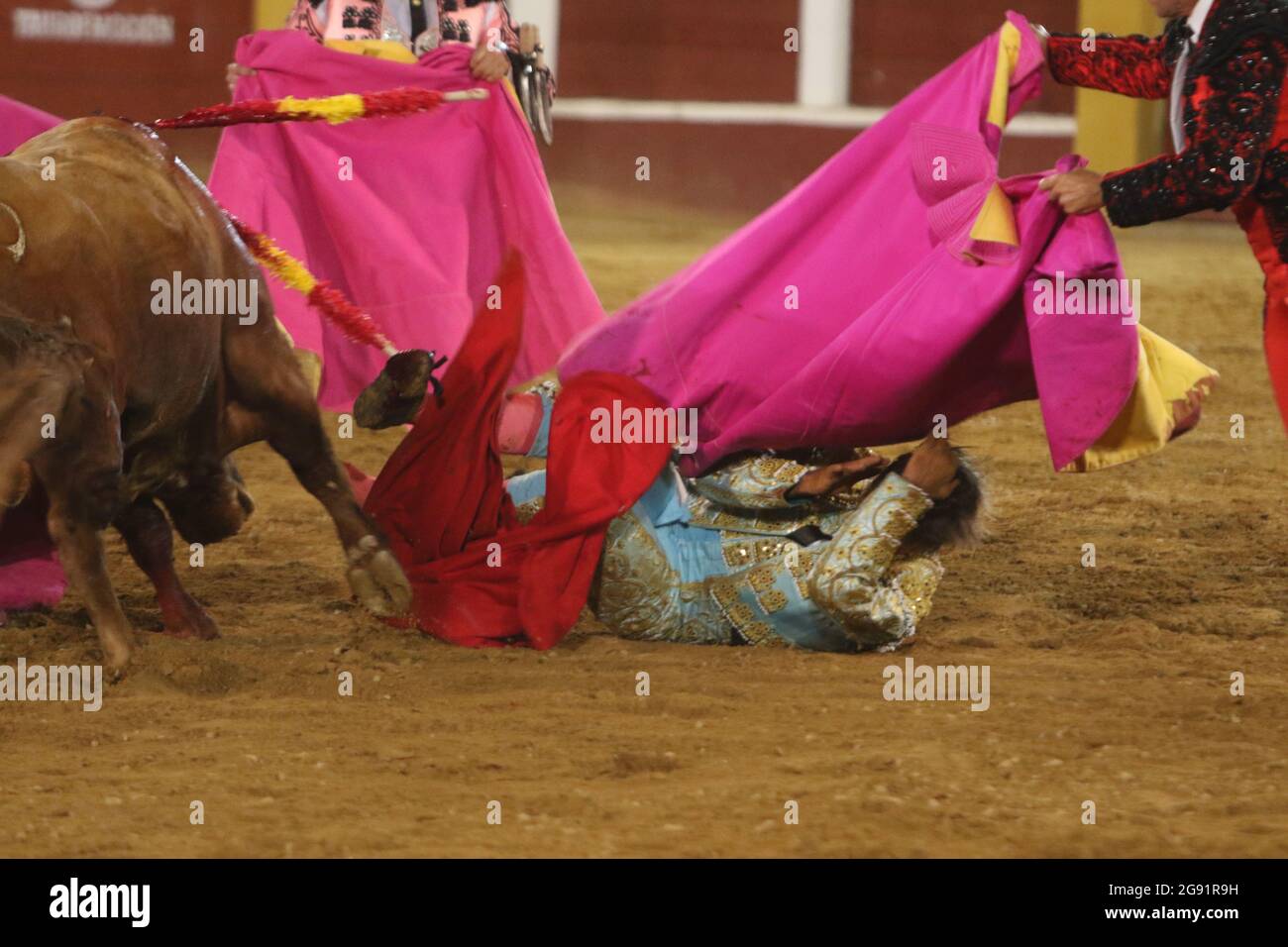 Malaga Spain 23rd July 21 July 23 21 July 23 21 Fuengirola Malaga The Bullfighter Manuel Diaz The Cordobes Reappears In The Arena After The Covid 19 Pandemic Where He Suffered A