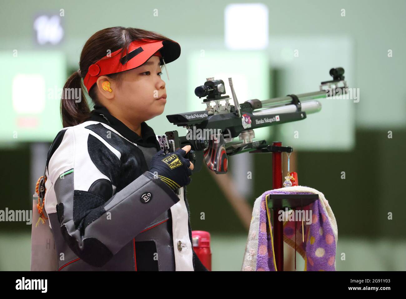 Tokyo, Japan. 24th July, 2021. Haruka Nakaguchi (JPN) Shooting - Rifle ...