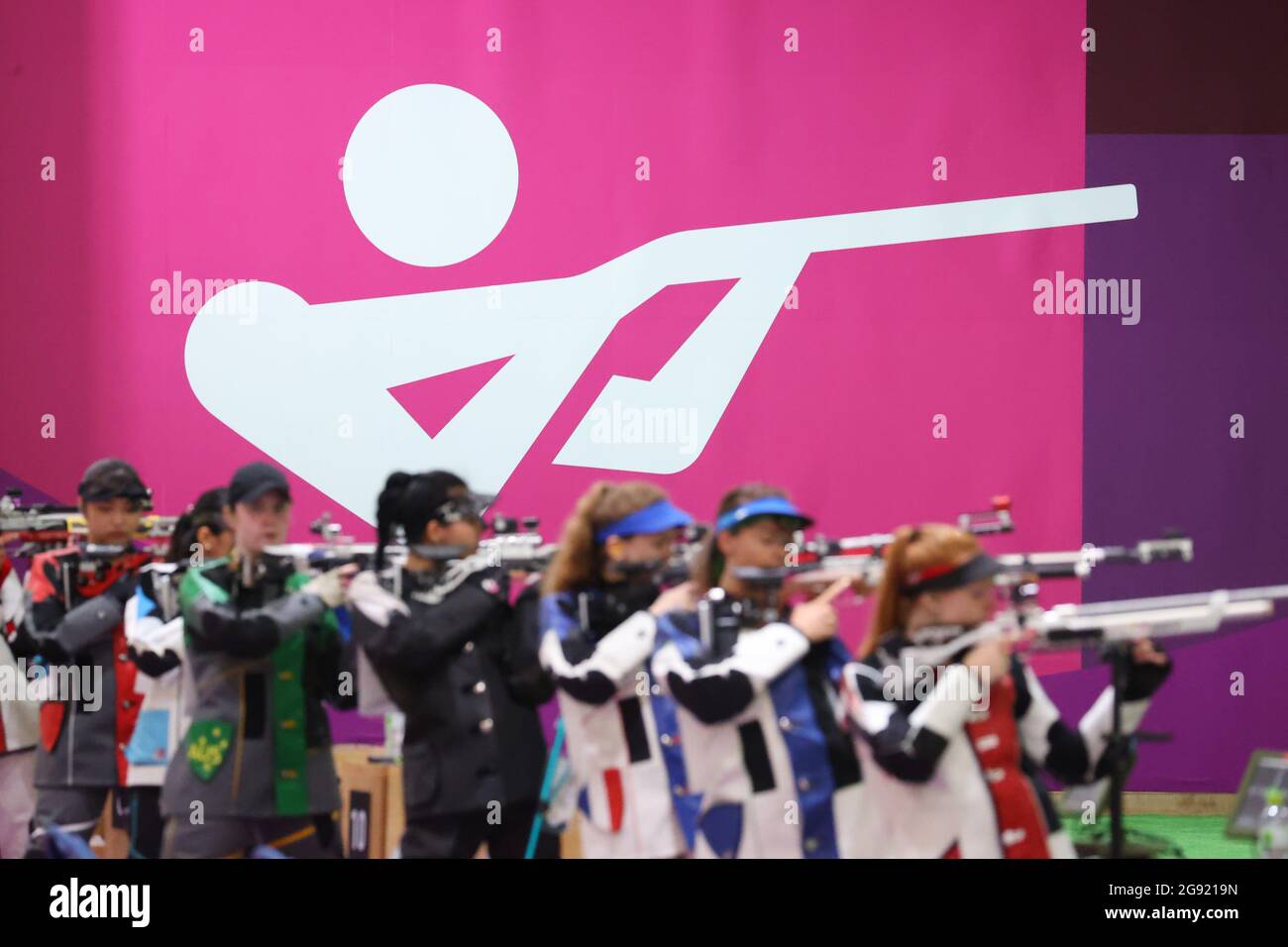 Tokyo, Japan. 24th July, 2021. General view Shooting - Rifle : Women's ...