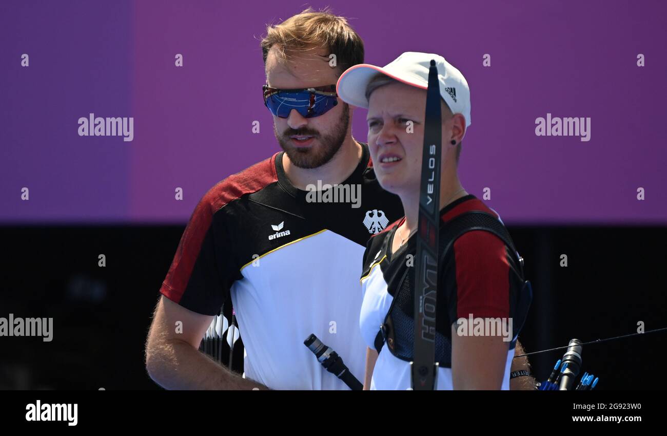 Tokyo, Japan. 24th July, 2021. Archery Olympics, preliminary