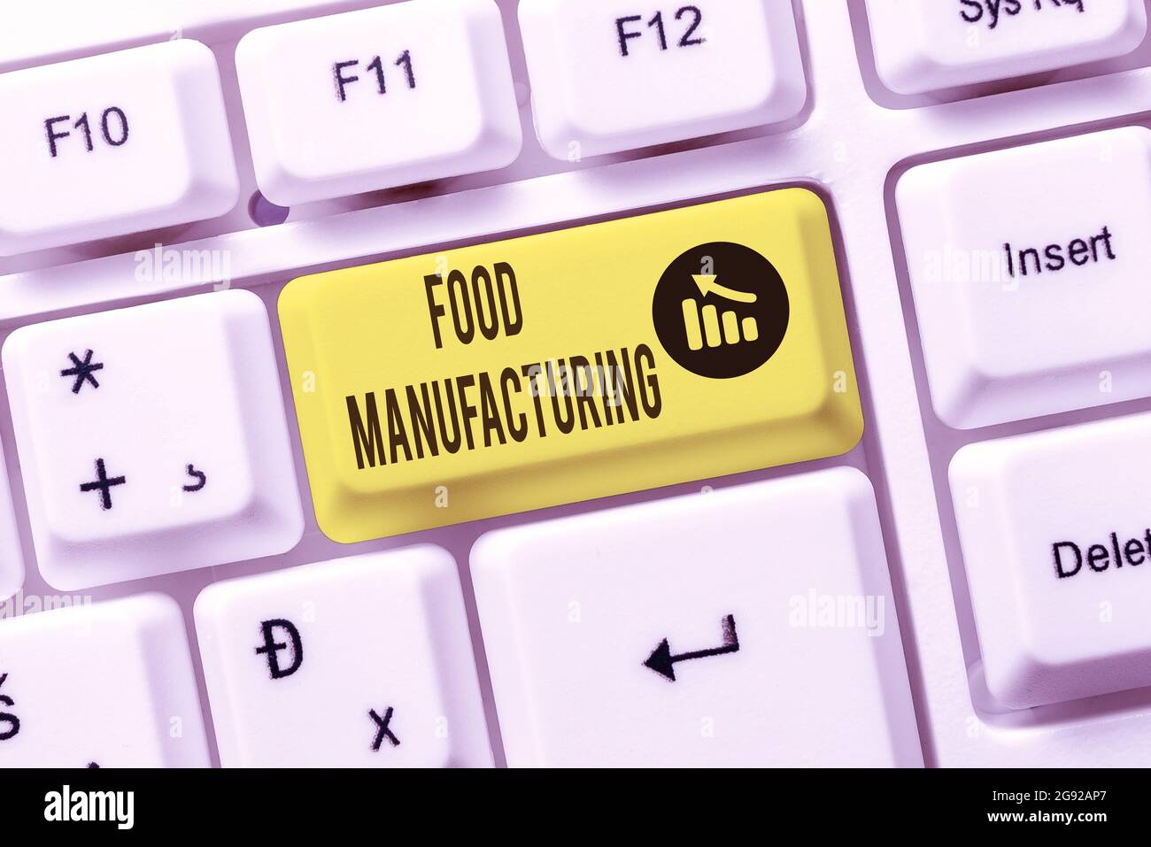 Sign displaying Food Manufacturing. Business concept transformation of agricultural products