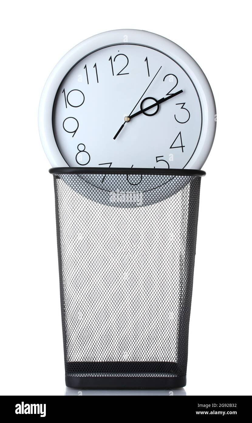 Alarm clock in bin hi-res stock photography and images - Alamy