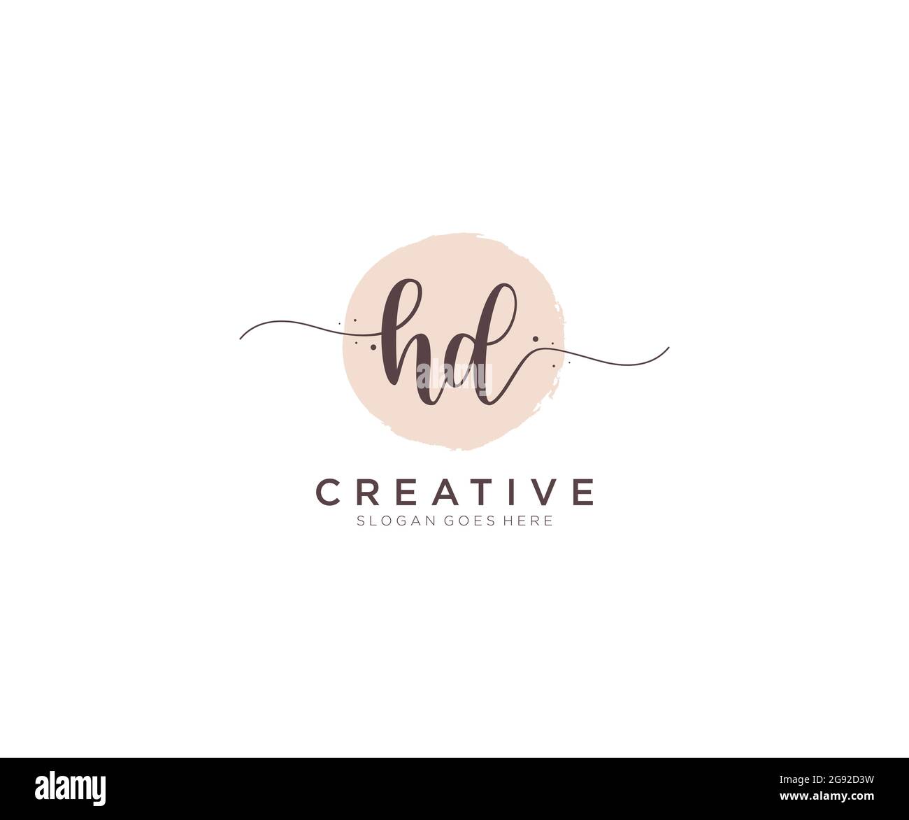 HD Feminine logo beauty monogram and elegant logo design, handwriting ...