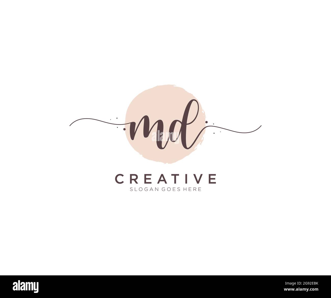 MM beauty monogram and elegant logo design handwriting logo of initial  signature, wedding, fashion, floral and botanical with creative template  Stock Vector Image & Art - Alamy