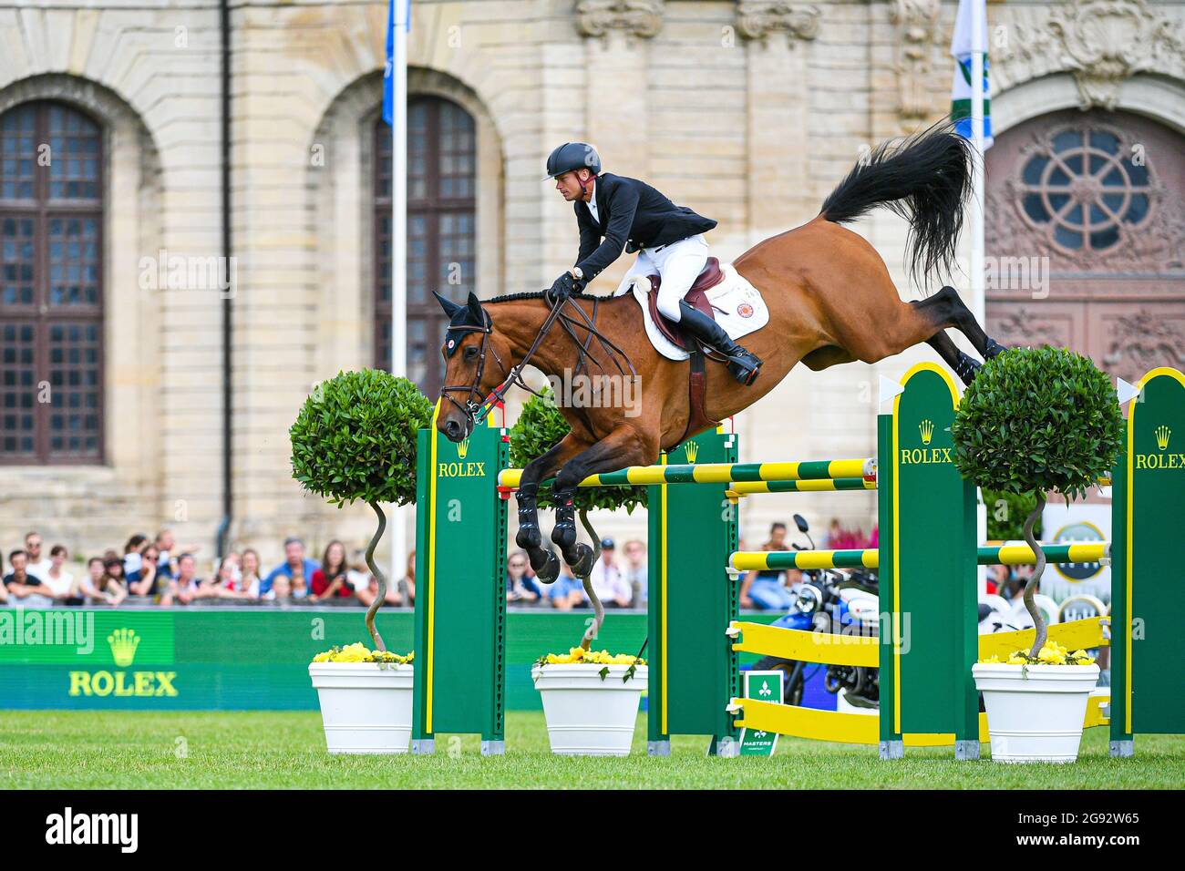 Jerome Guery of Belgium riding Grupo Prom Diego during the Rolex