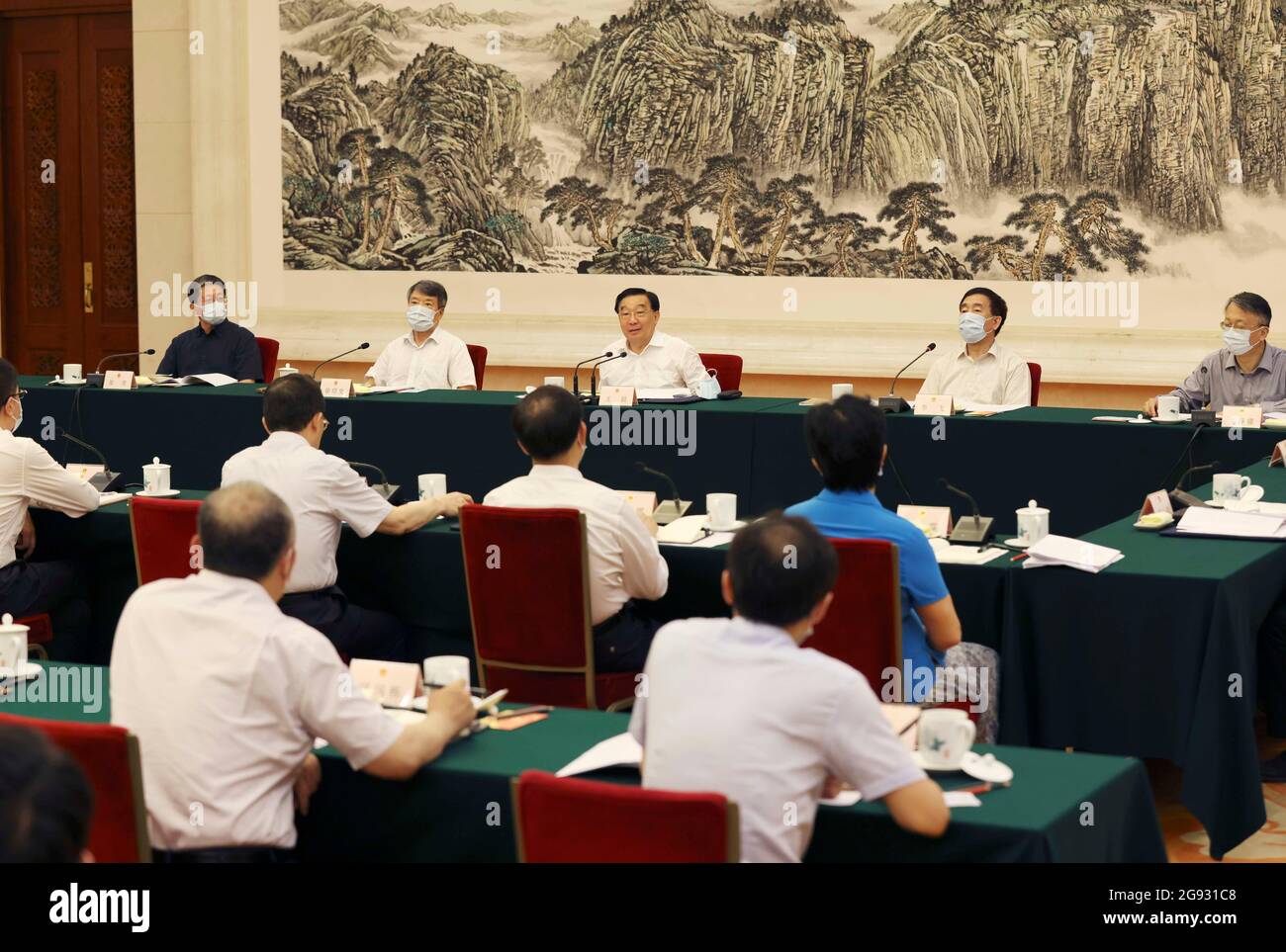 Beijing, China. 23rd July, 2021. Wang Chen, a member of the Political ...