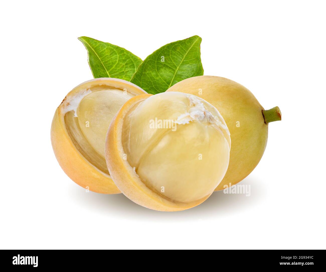 burmese grape,tropical fruit isolated on white background Stock Photo