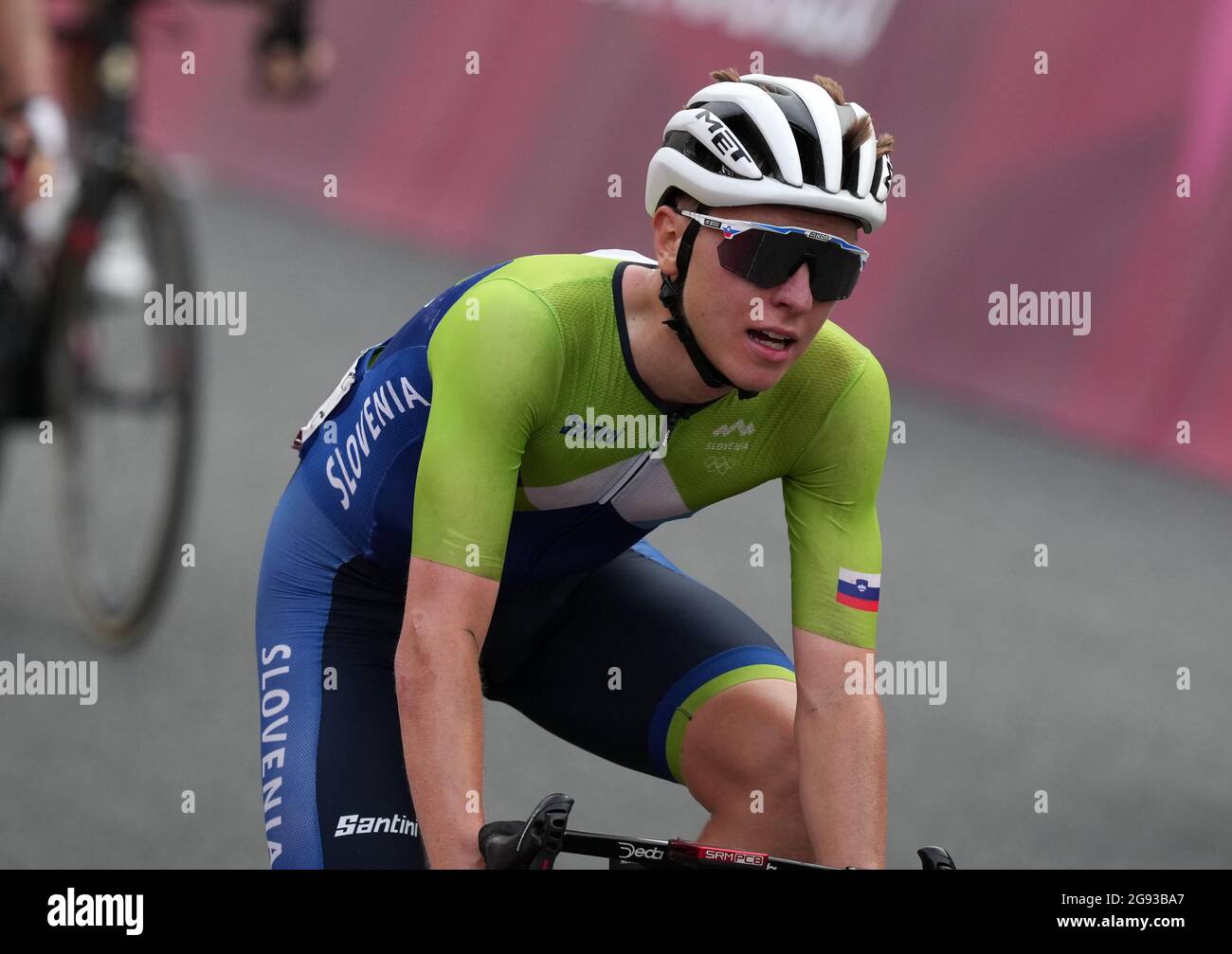 Slovenia's Tadej Pogacar wins Bronze 