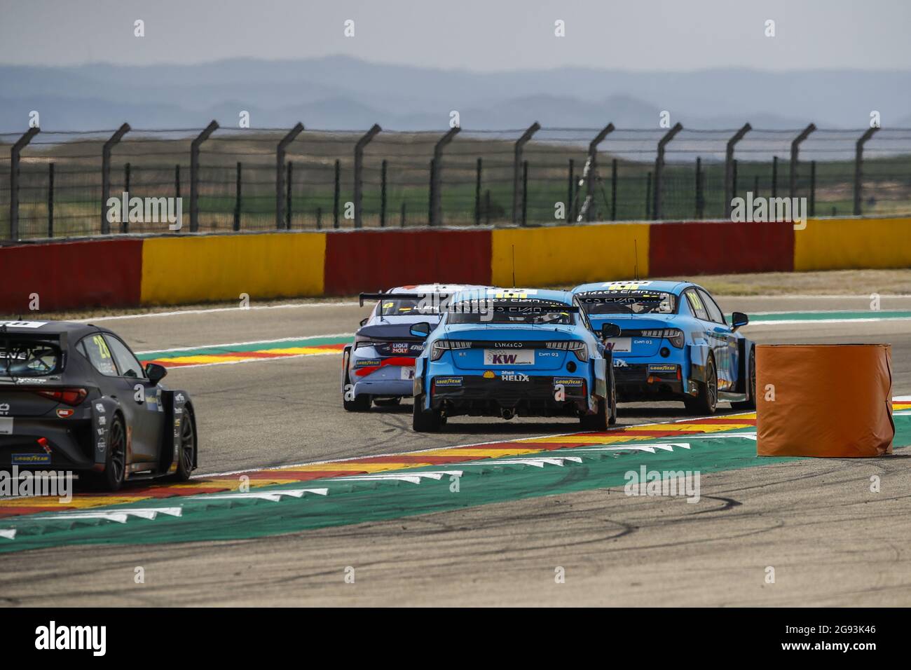 12 Urrutia Santiago (uru), Cyan Performance Lynk & Co, Lync & Co 03 TCR, action during the 2021 FIA WTCR Race of Spain, 3rd round of the 2021 FIA World Touring Car Cup, on the Ciudad del Motor de Aragon, from July 10 to 11, 2021 in Alcaniz, Spain - Photo Xavi Bonilla / DPPI Stock Photo