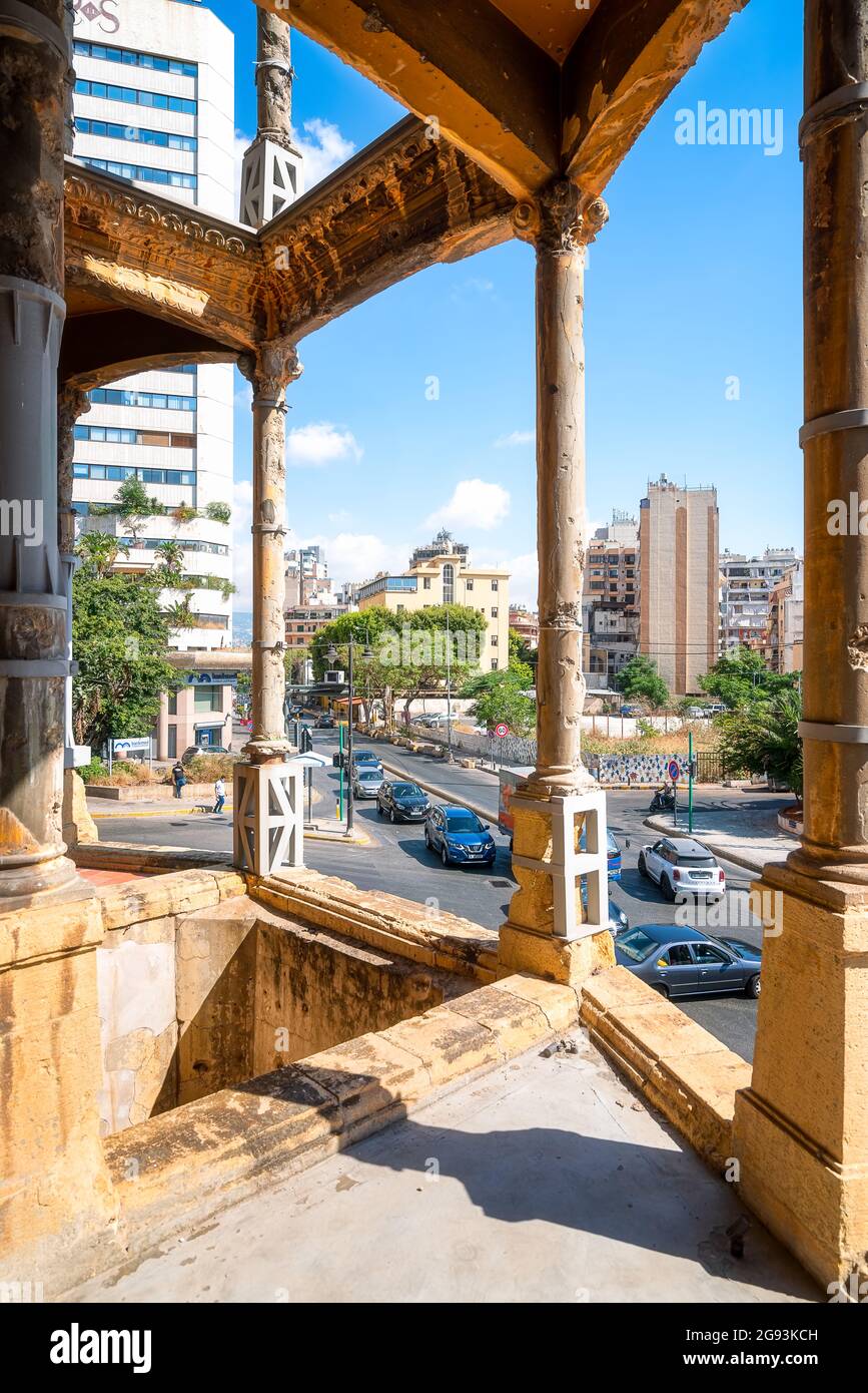 Abandoned Beit Beirut Green Line Lebanon Stock Photo