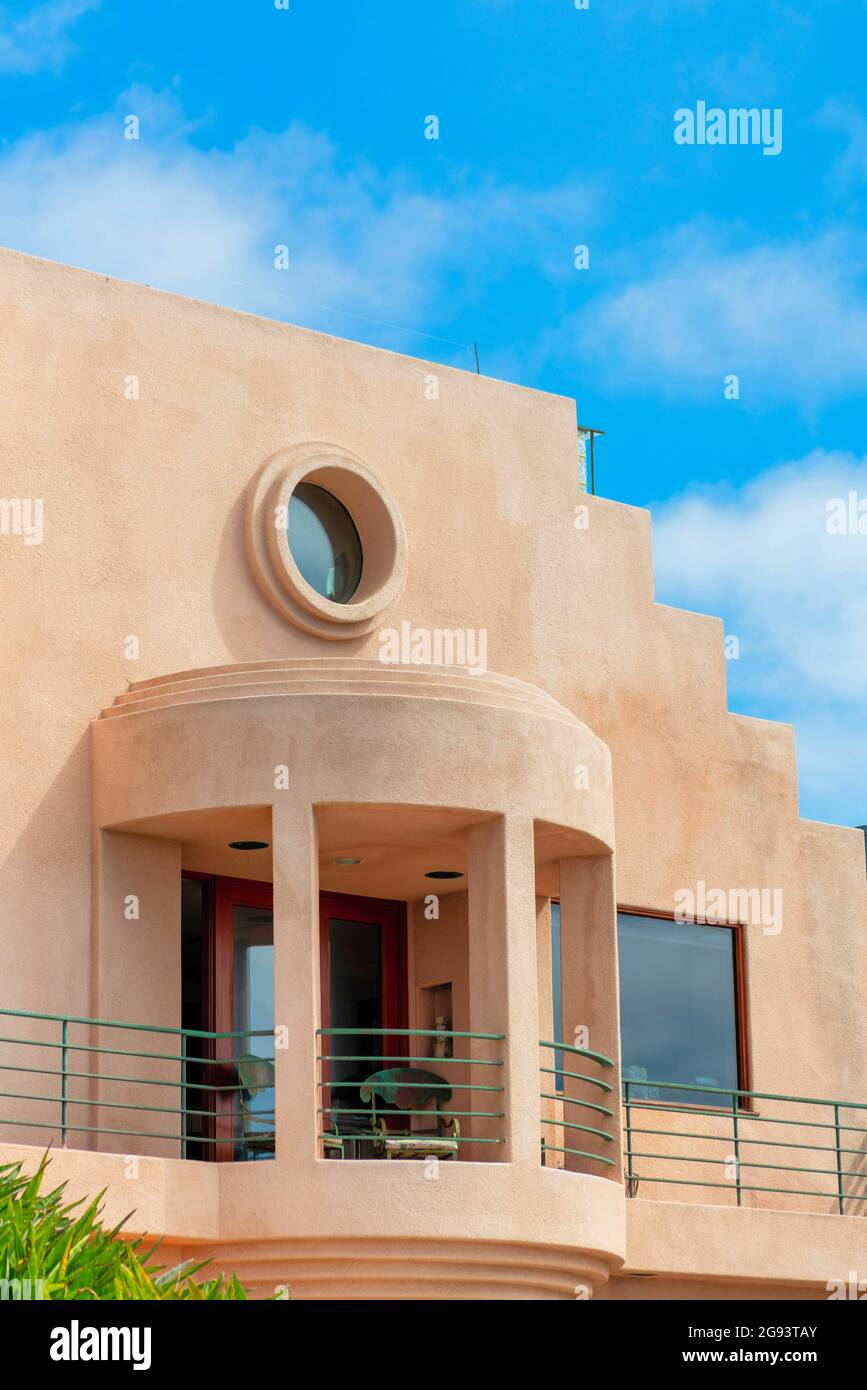 Vertical shot o house exterior under a cloudy sky Stock Photo - Alamy