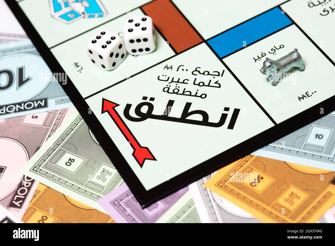 Monopoly board game dubai edition hires stock photography and images