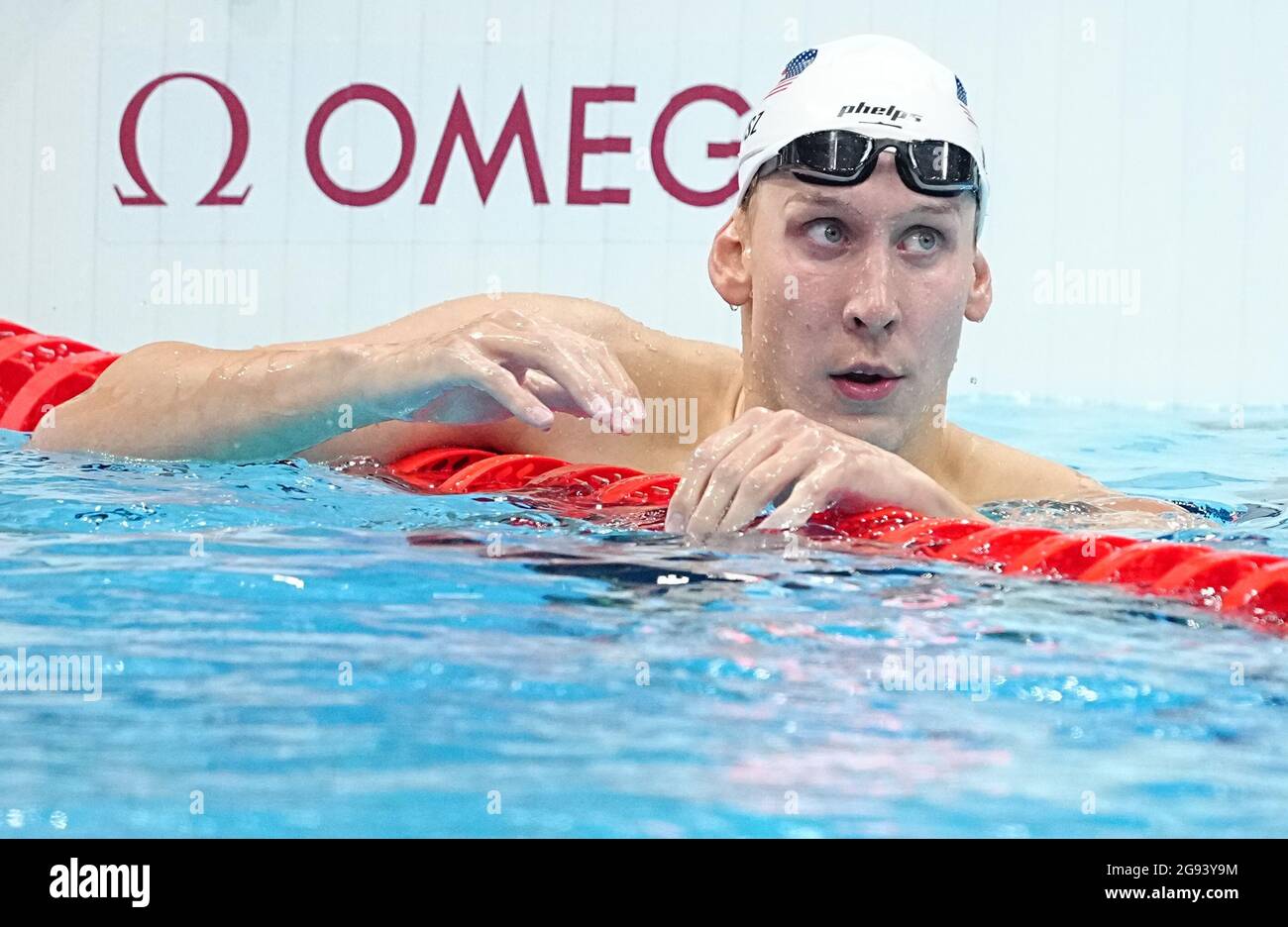 Tokyo, Japan. 24th July, 2021. Swimming Olympics, preliminaries, 400m