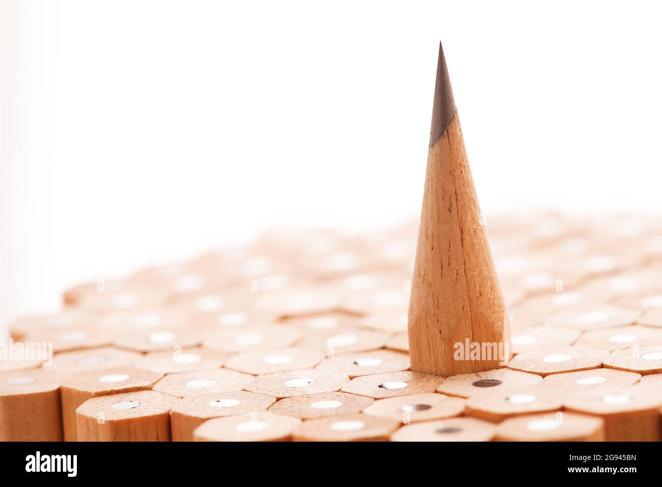Group of sharpen and unsharp pencils Stock Photo - Alamy