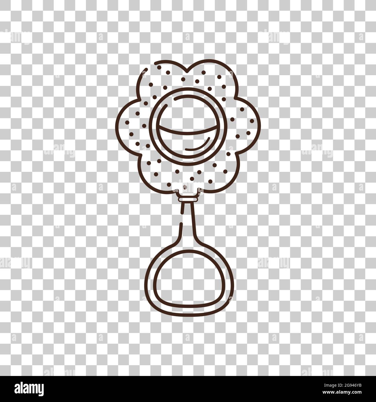 maraca baby isolated icon Stock Vector Image & Art - Alamy