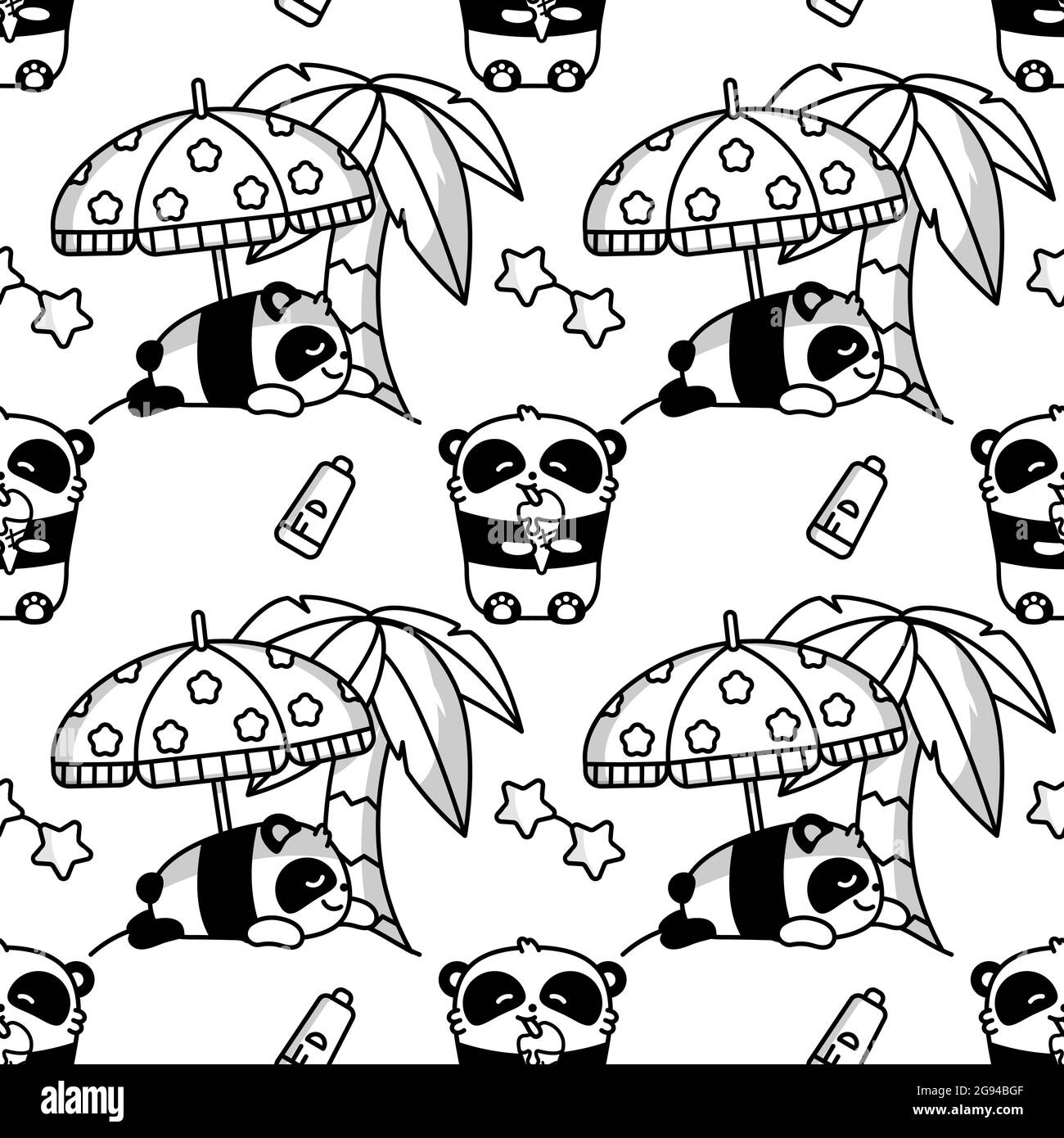 Kawaii Black and White Stock Photos &amp; Images - Alamy