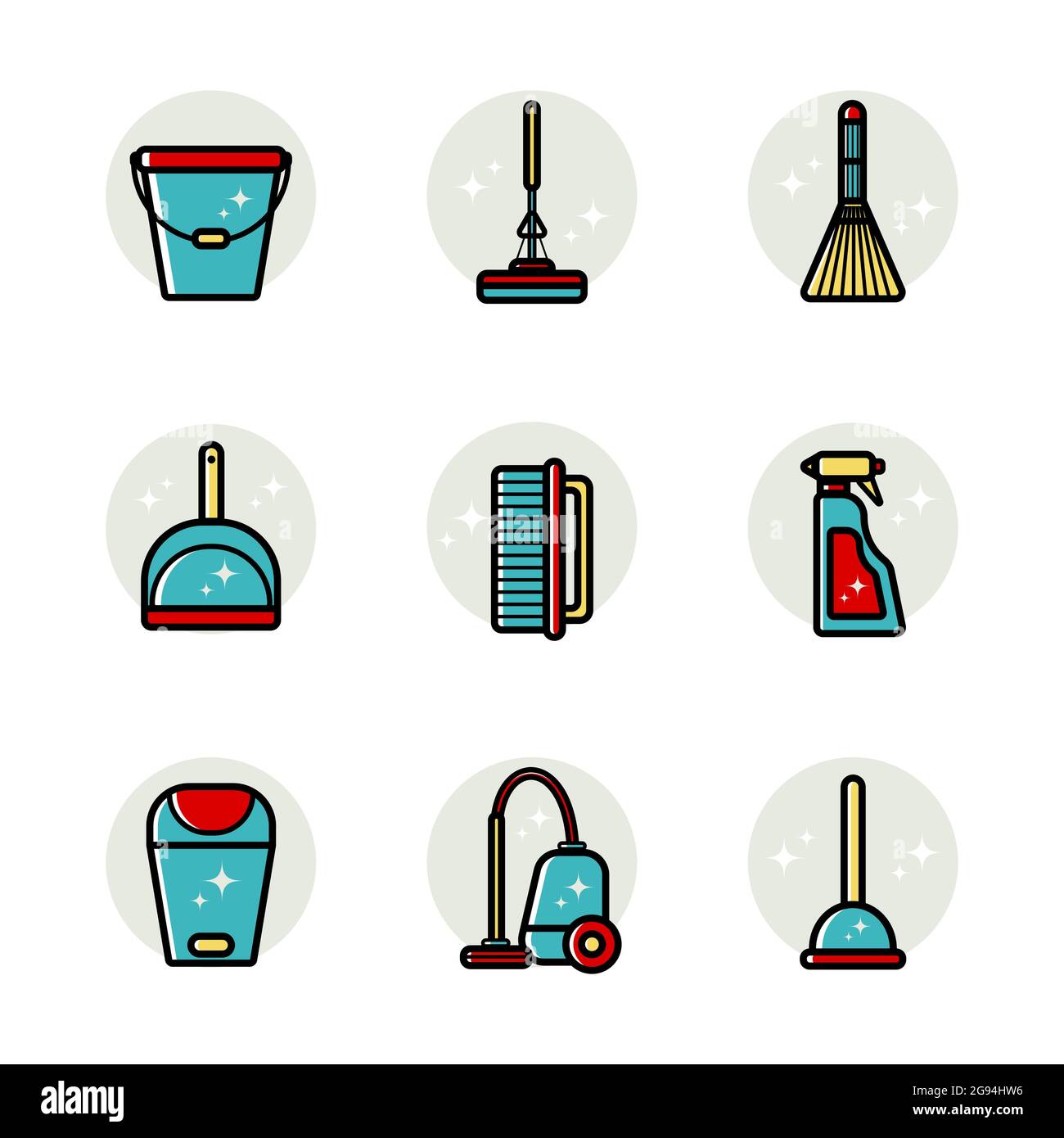 Vector Set Of Cleaning Tools. Flat Design Style. Cleaning Supplies  Isolated. Cleaning Bottles, Stuff For Cleaning Room And House. Cleaning  Concept. Set Of Cleaning Products. Royalty Free SVG, Cliparts, Vectors, and  Stock