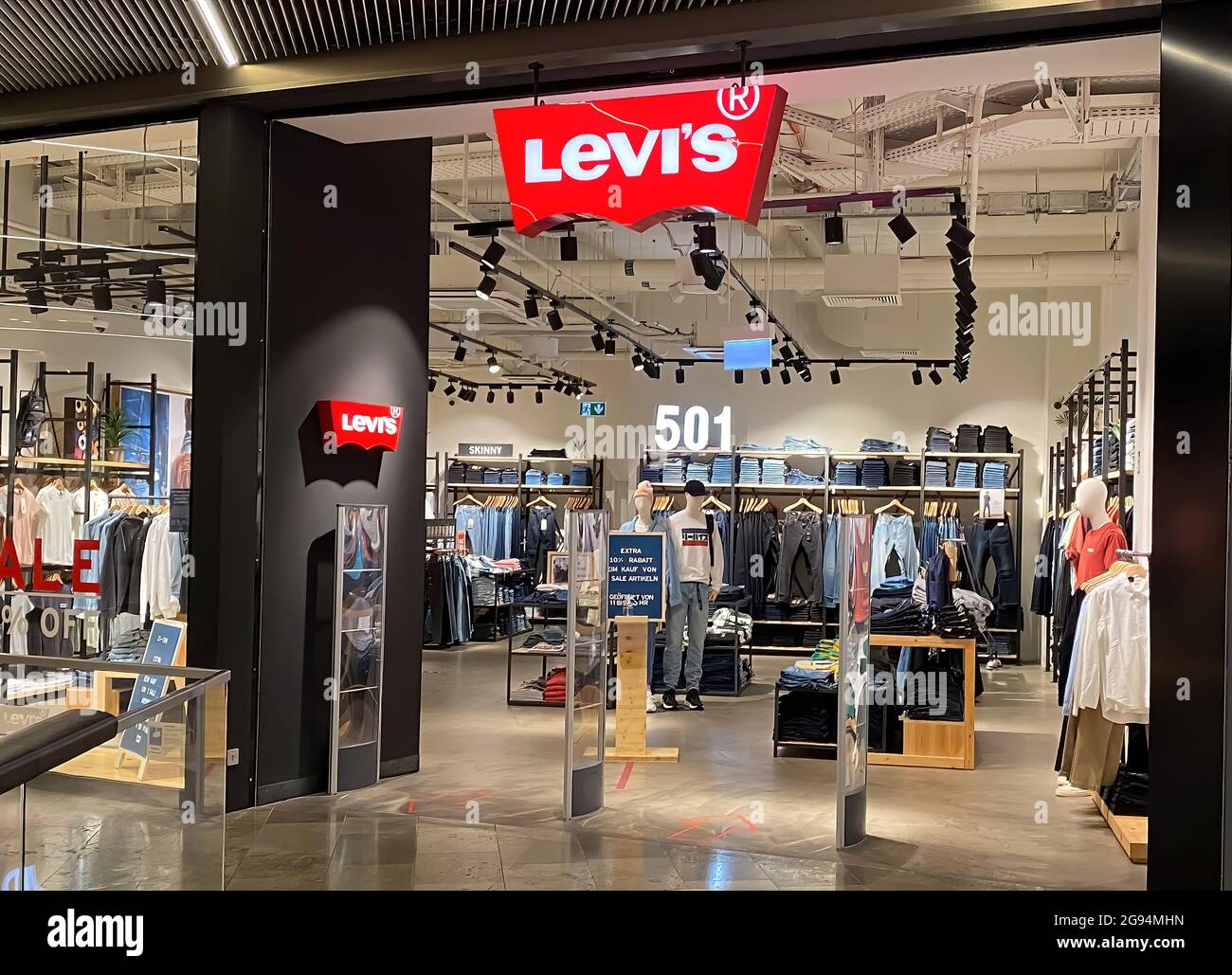 hemisphere caustic Astrolabe Monchengeldbach, Germany - July 24. 2021: View on store entrance with logo  lettering of levis jeans in german shopping mall Stock Photo - Alamy