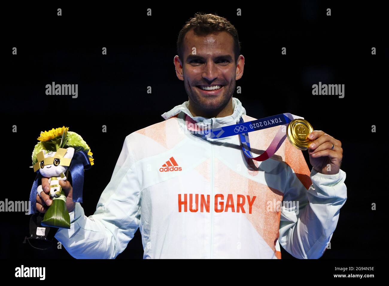 Tokyo 2020 Olympics Fencing Men's Individual Sabre Medal Ceremony