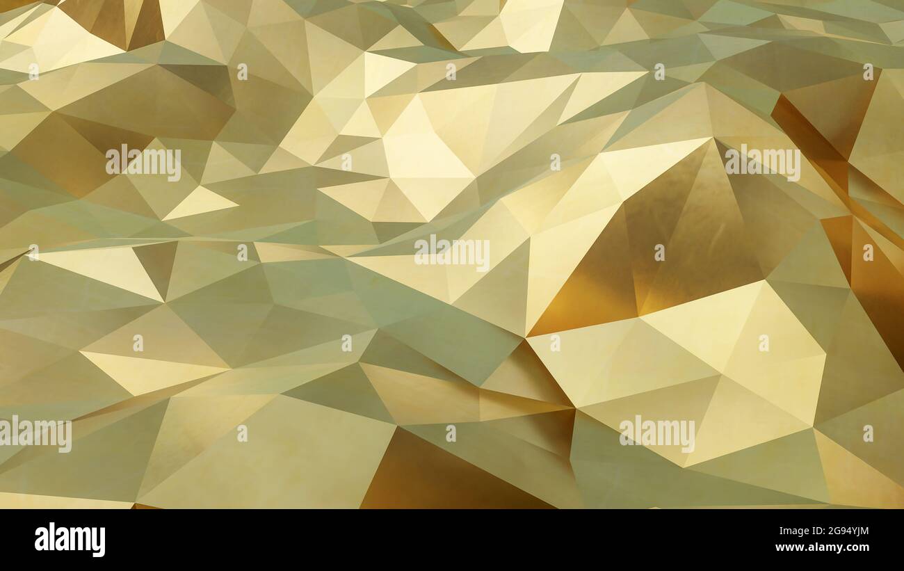 Abstract plexus golden geometric shapes texture and background.,3d ...