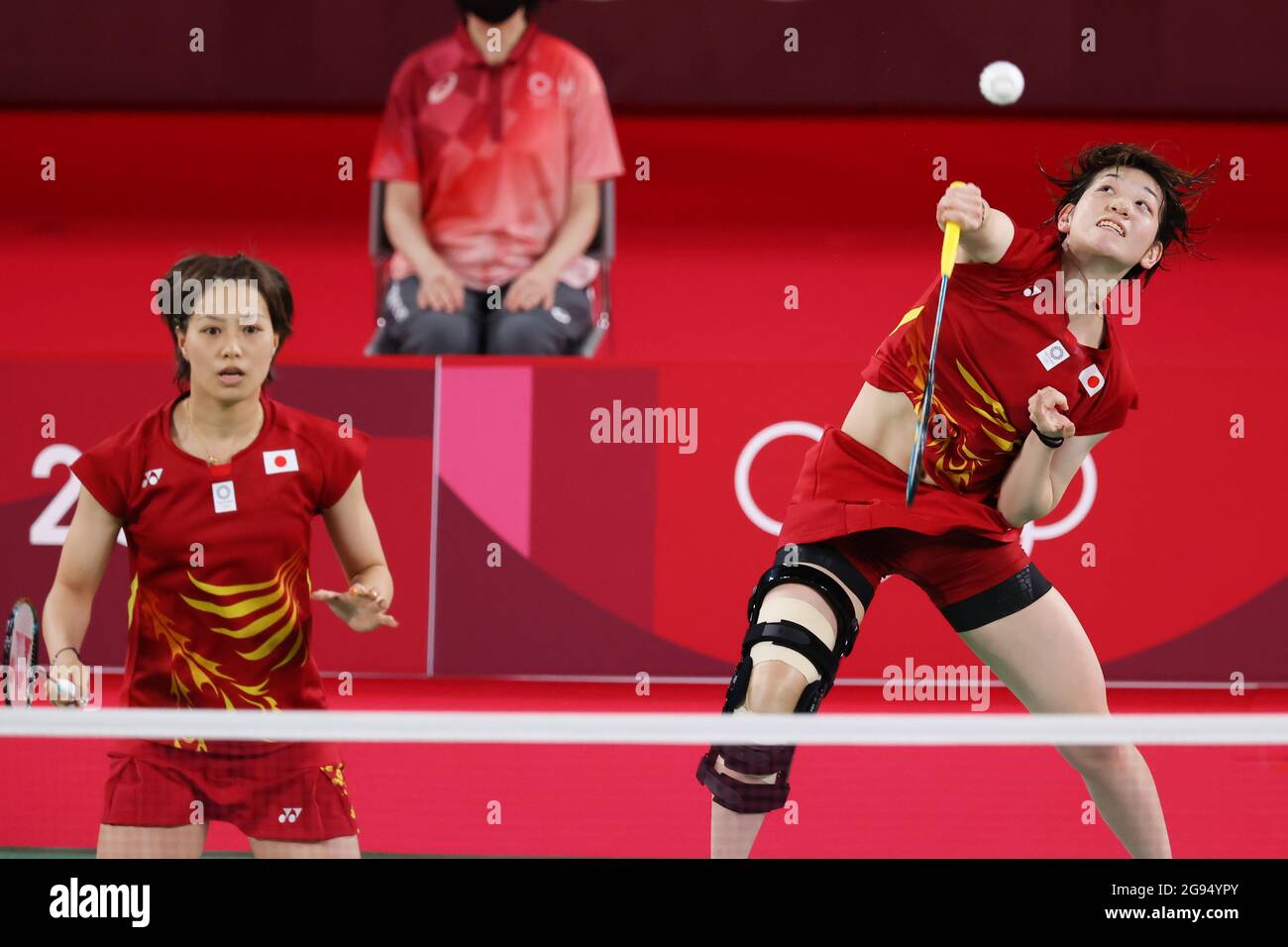 Tokyo, Japan. 24th July, 2021. Yuki Fukushima & Sayaka Hirota (JPN ...