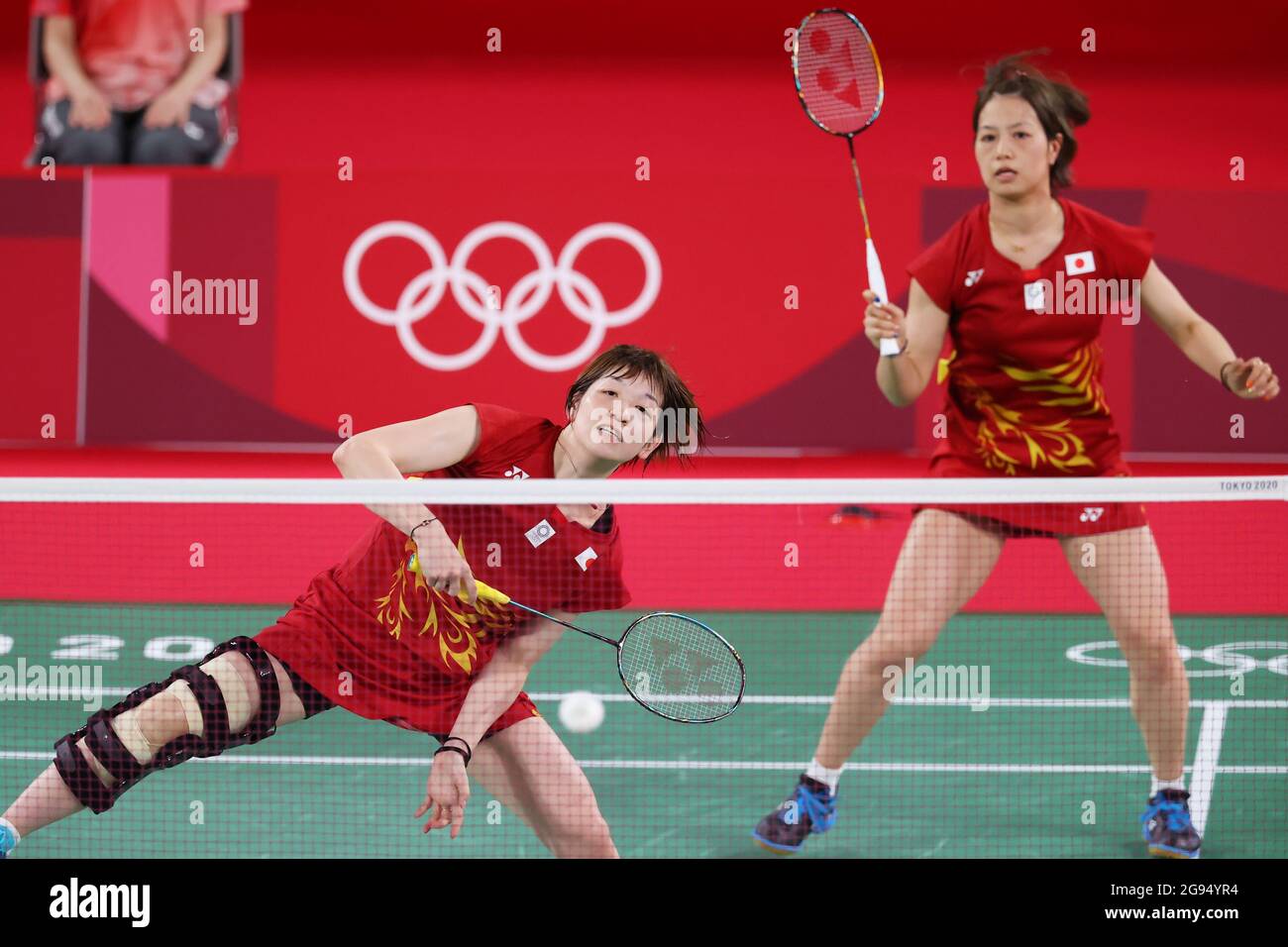 Tokyo Japan 24th July 2021 Yuki Fukushima Sayaka Hirota Jpn Badminton Women S Doubles Group Play During The Tokyo 2020 Olympic Games At The Musashino Forest Sport Plaza In Tokyo Japan