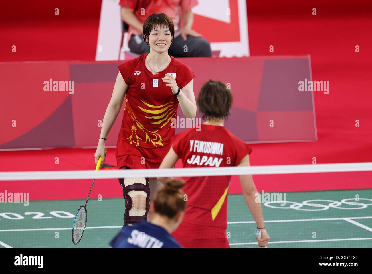 Tokyo, Japan. 24th July, 2021. Yuki Fukushima & Sayaka Hirota (JPN ...