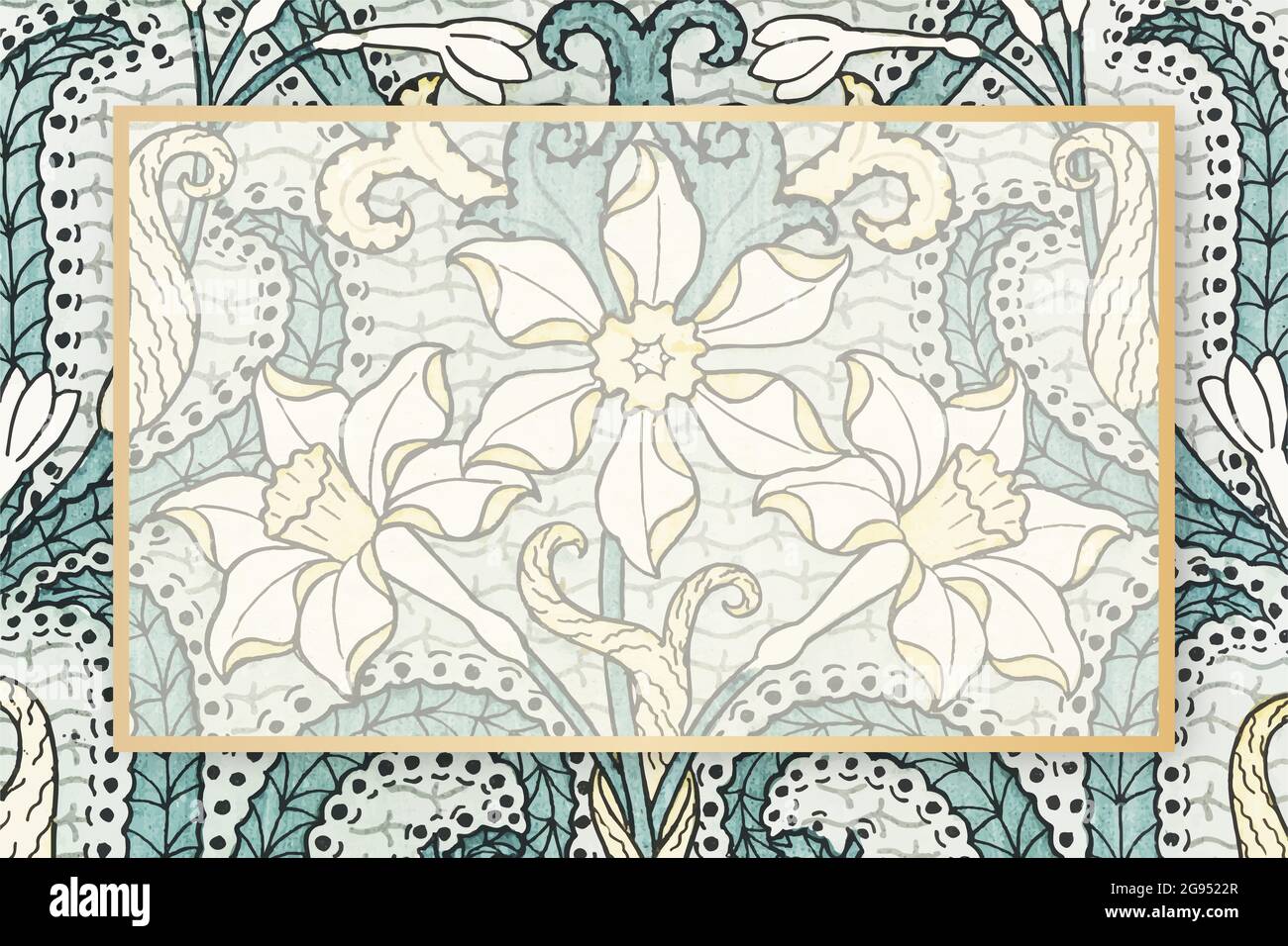 Patterned Frame High Resolution Stock Photography and Images - Alamy