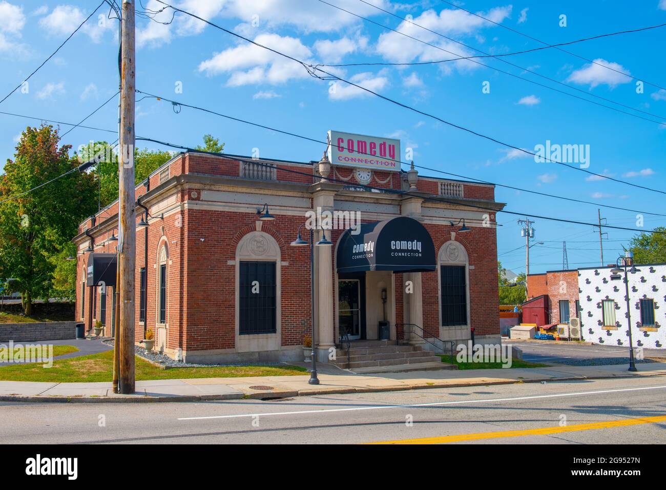 Former Industrial National Bank building at Watchemoket Square in
