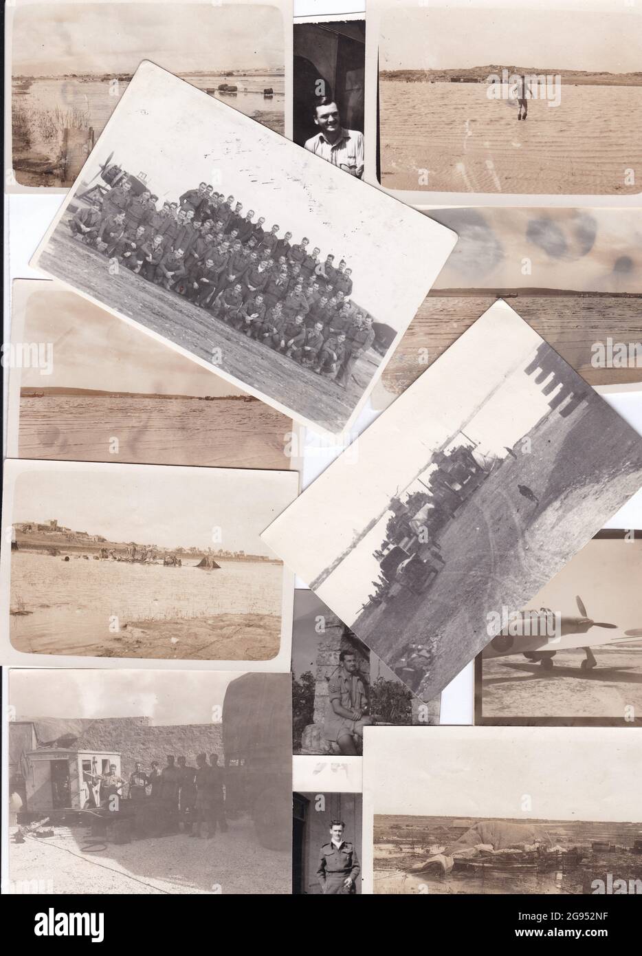 Vintage black and white military photos Stock Photo - Alamy