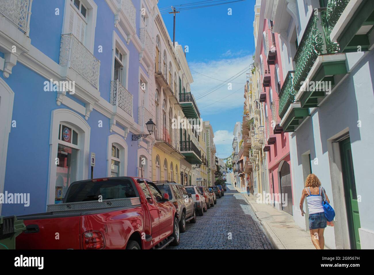 Street in old San Juan, Puerto Rico Stock Photo - Alamy