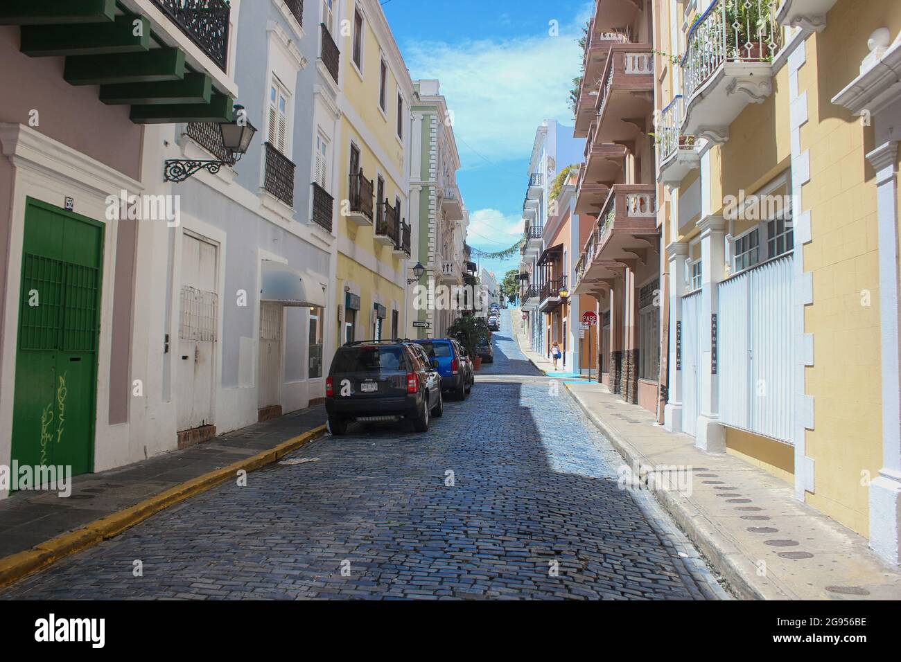 Street in old San Juan, Puerto Rico Stock Photo - Alamy