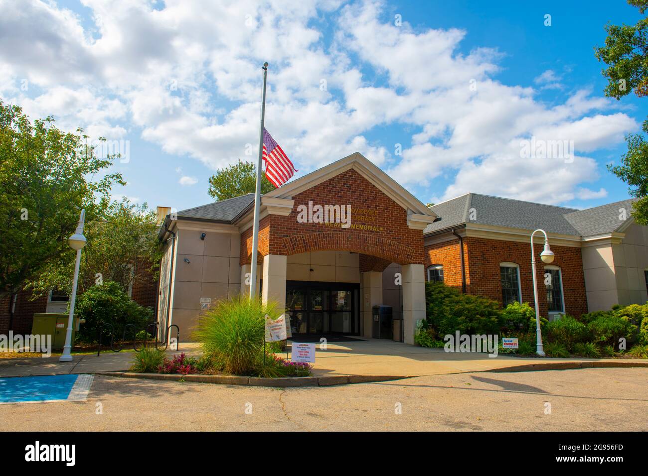 East Providence Public Library at 41 Grove Avenue in downtown East