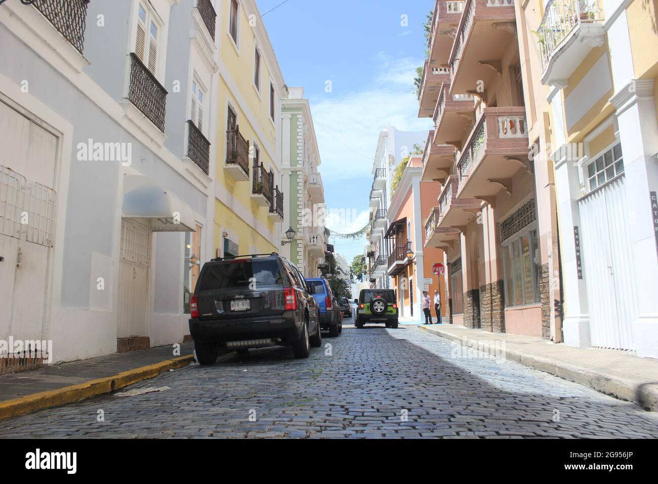 Street in old San Juan, Puerto Rico Stock Photo - Alamy