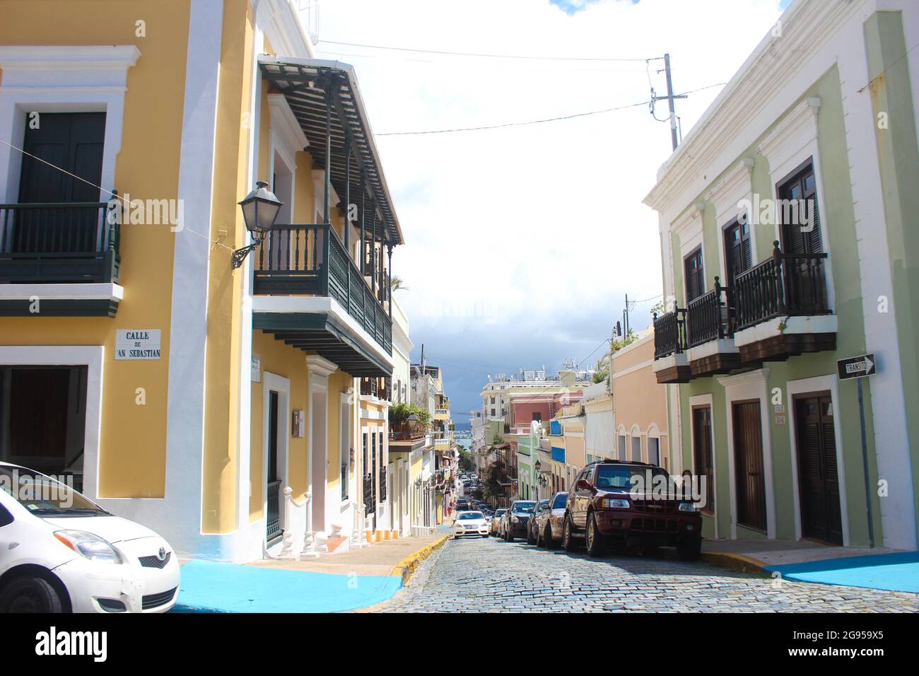 Street in old San Juan, Puerto Rico Stock Photo - Alamy