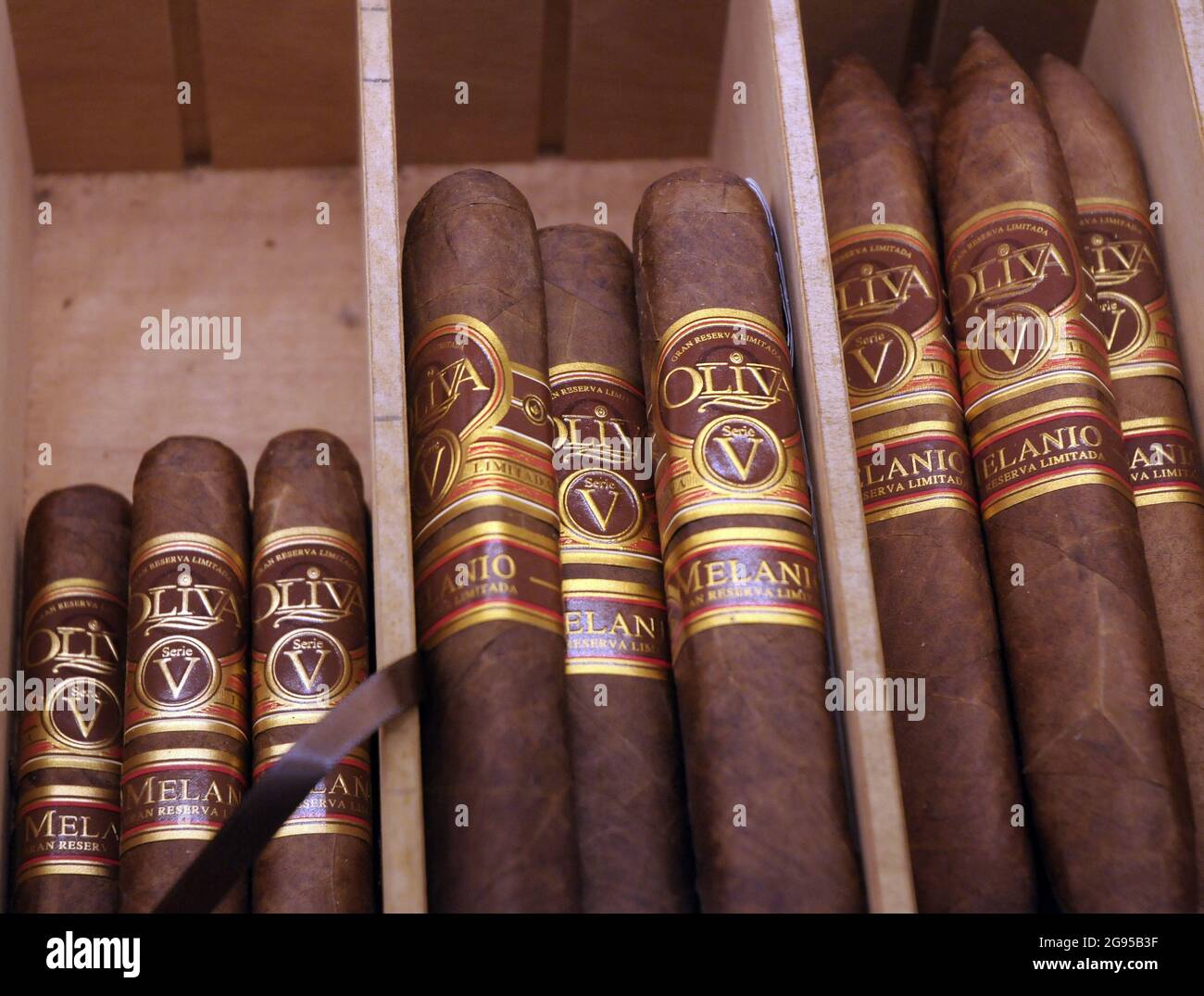 select cigars Stock Photo