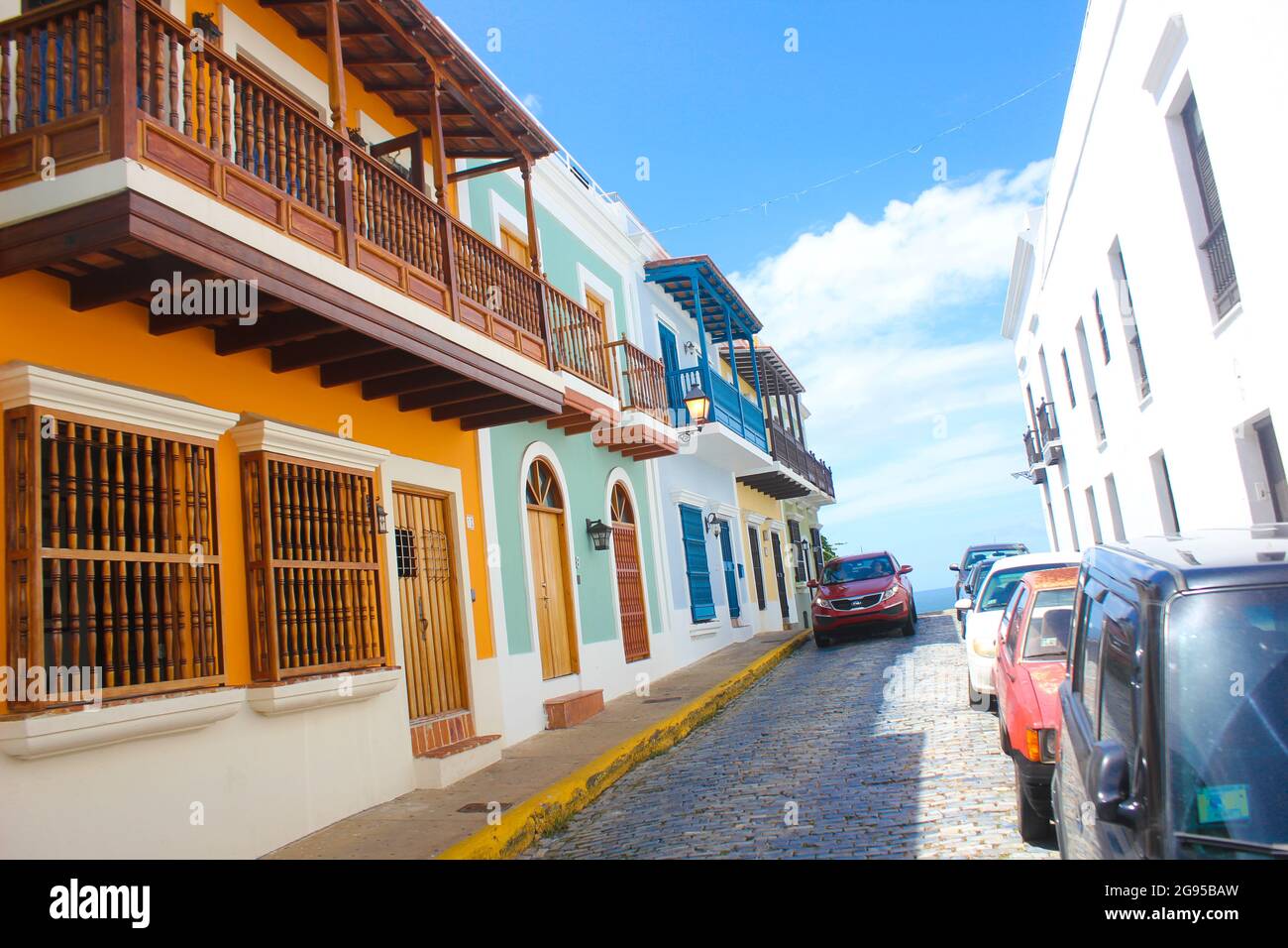 Street in old San Juan, Puerto Rico Stock Photo - Alamy