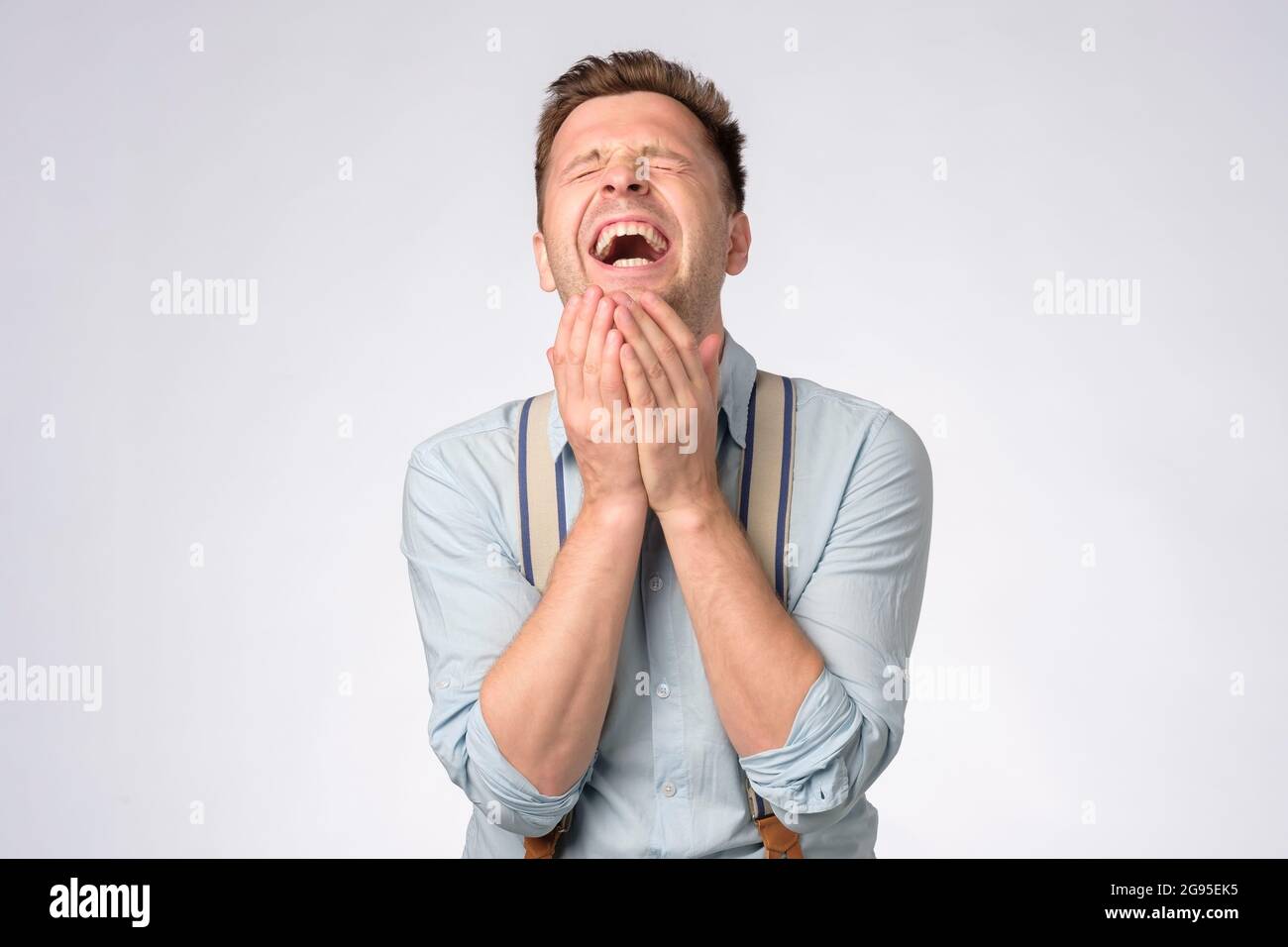 Man Laughing Hand On Hi res Stock Photography And Images Alamy man-laughing-hand-on-hi-res-stock-photography-and-images-alamy