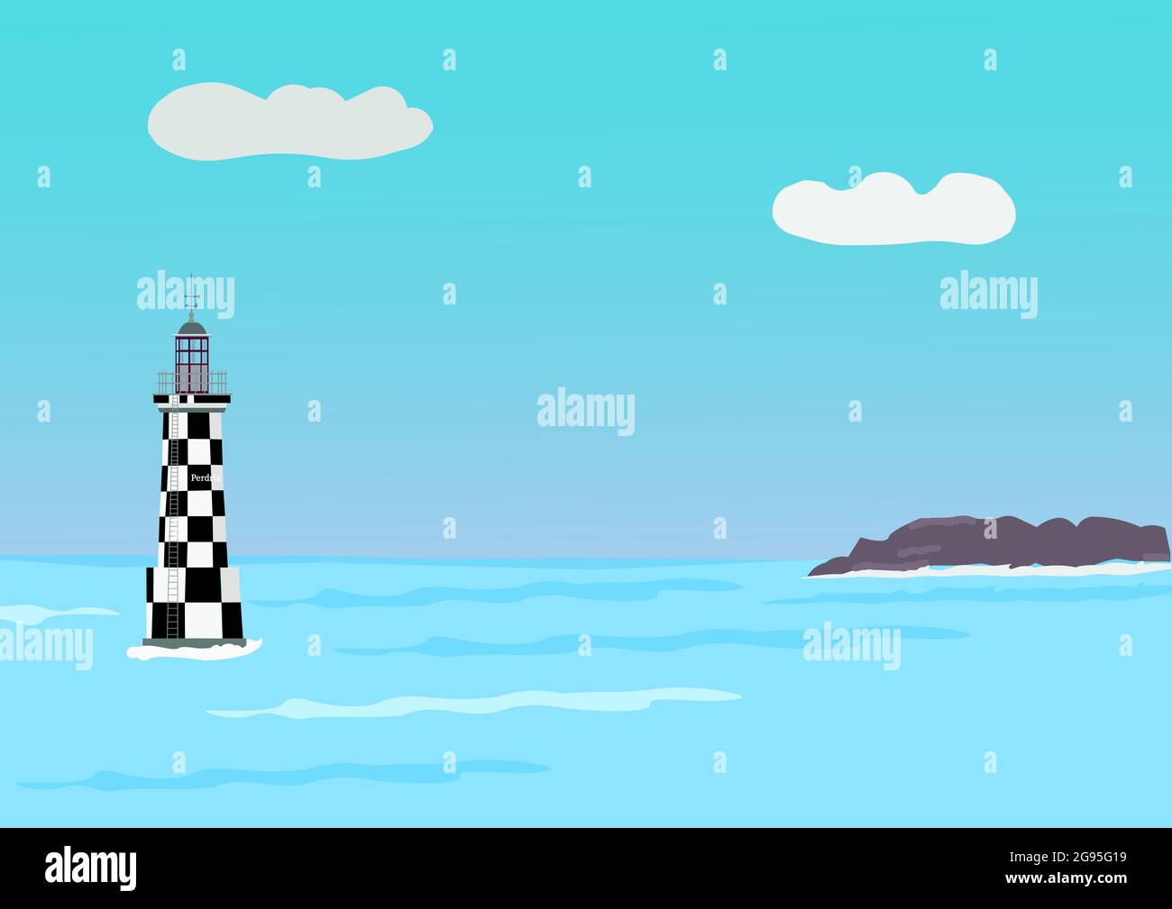 The lighthouse of the partridges in Brittany Stock Photo Alamy