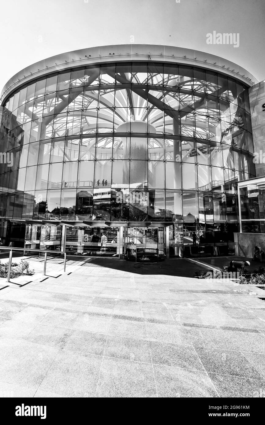 JOHANNESBURG, SOUTH AFRICA Jan 05, 2021 The exterior of the glass