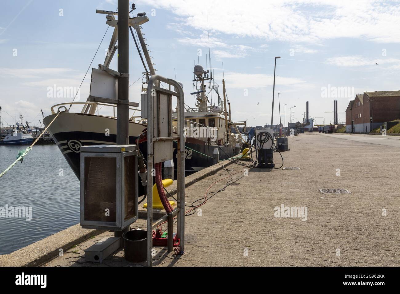Industrial fishing trawler fleet hires stock photography and images