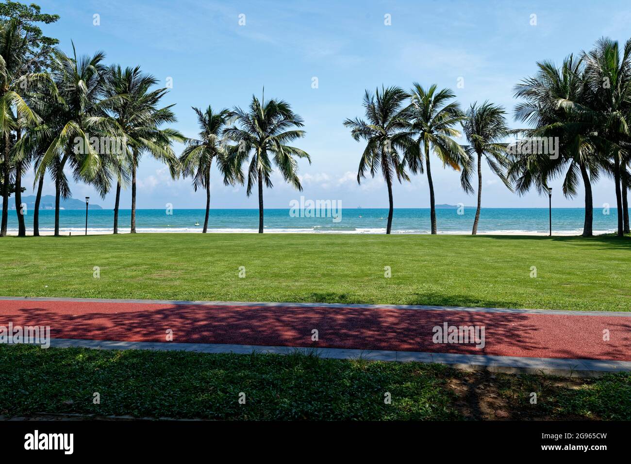 paradise along the beach, day Stock Photo - Alamy