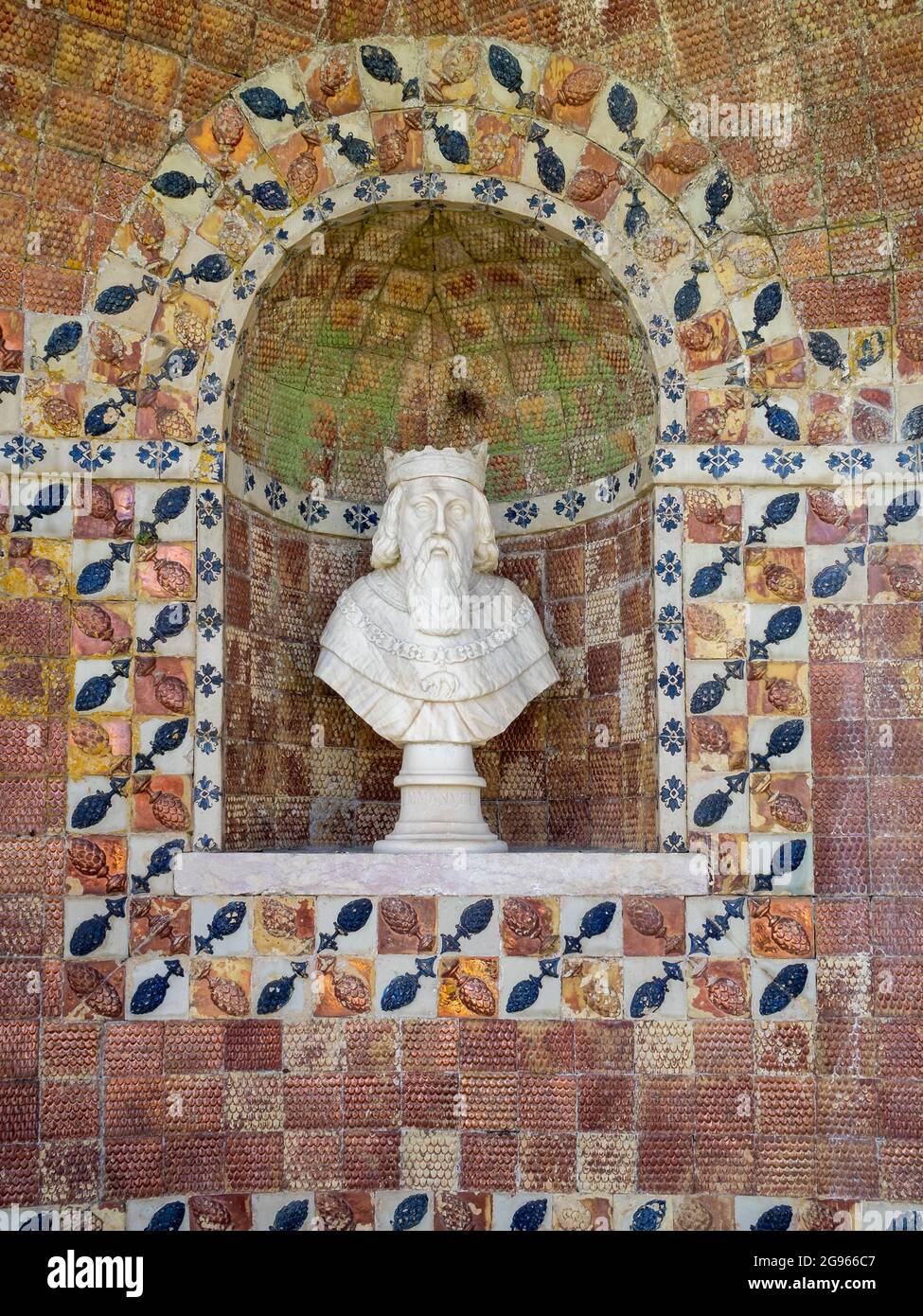 Bust of King Manuel of Portugal, Kings Gallery of Fronteira Palace