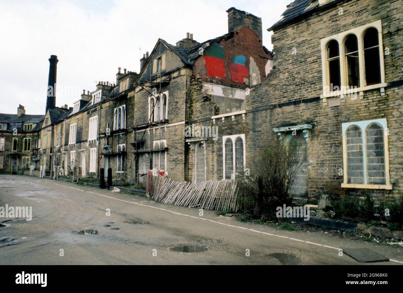 Bradford, Yorkshire 1986 during recession Stock Photo Alamy