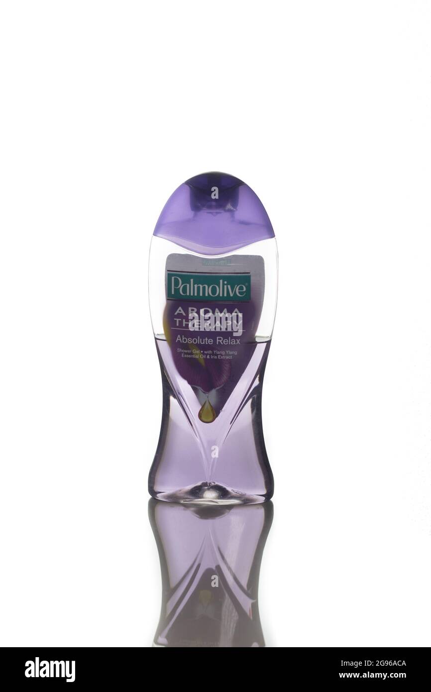 KUALA LUMPUR, MALAYSIA Aug 24, 2019 A vertical shot of a half full