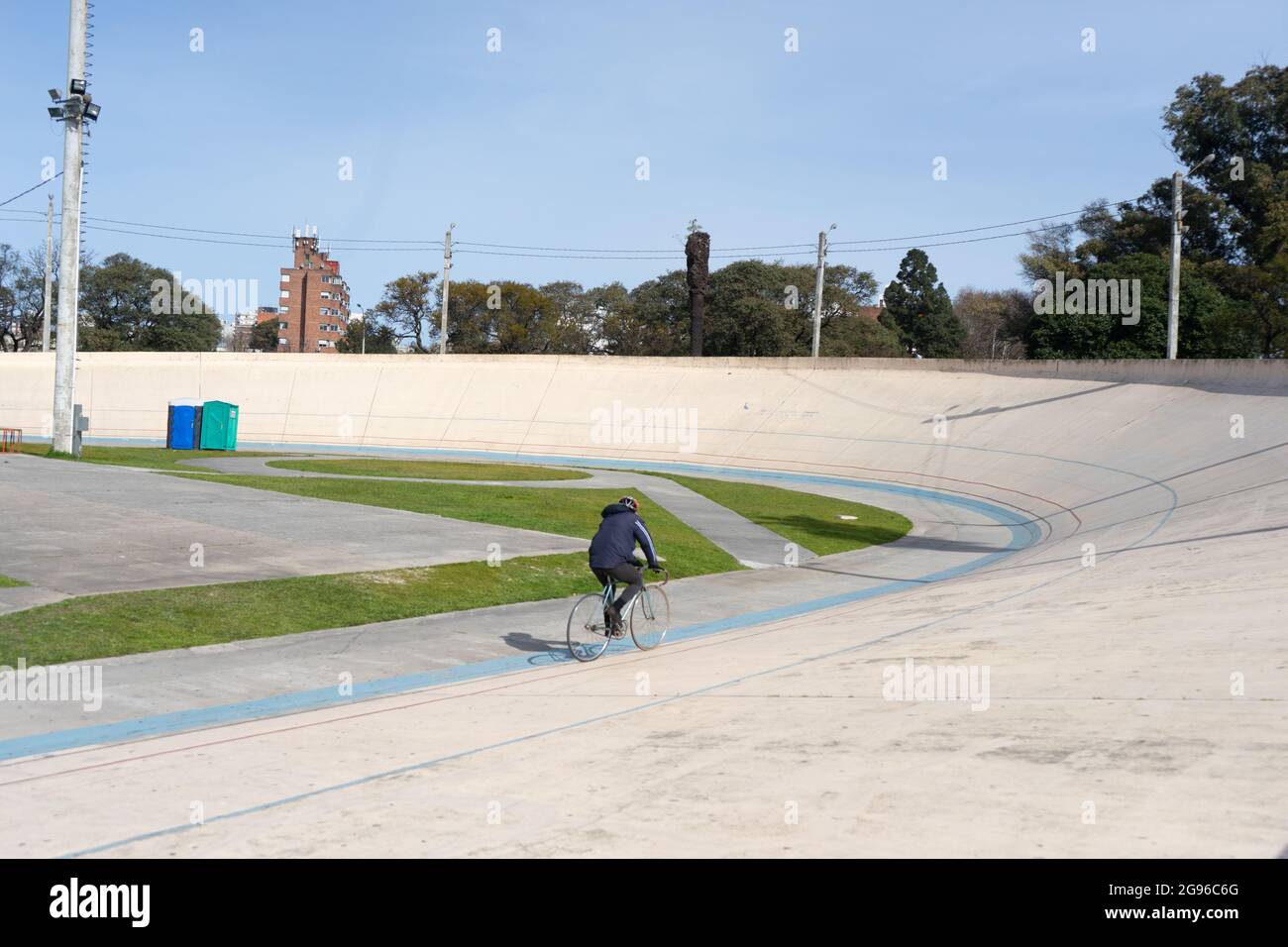 Municipal Velodrome of Montevideo Stock Photo