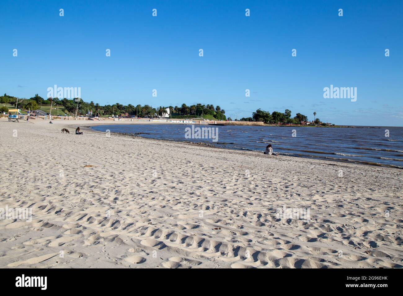 Ramirez Beach (Playa Ramírez). Montevideo, Uruguay Stock Photo