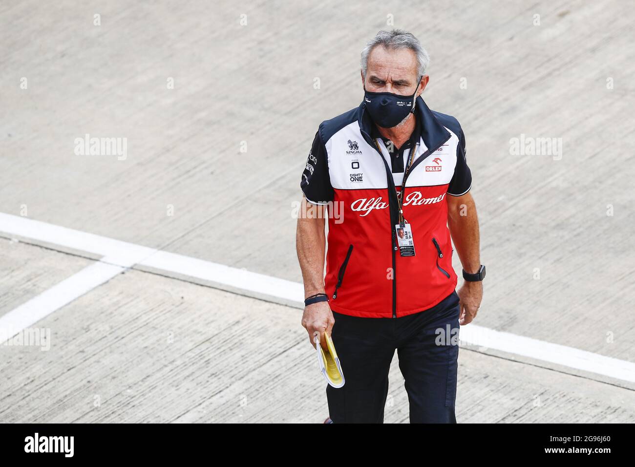 ZEHNDER Beat, Team Manager of Alfa Romeo Racing ORLEN, during the Formula 1 Pirelli British Grand Prix 2021, 10th round of the 2021 FIA Formula One World Championship from July 16