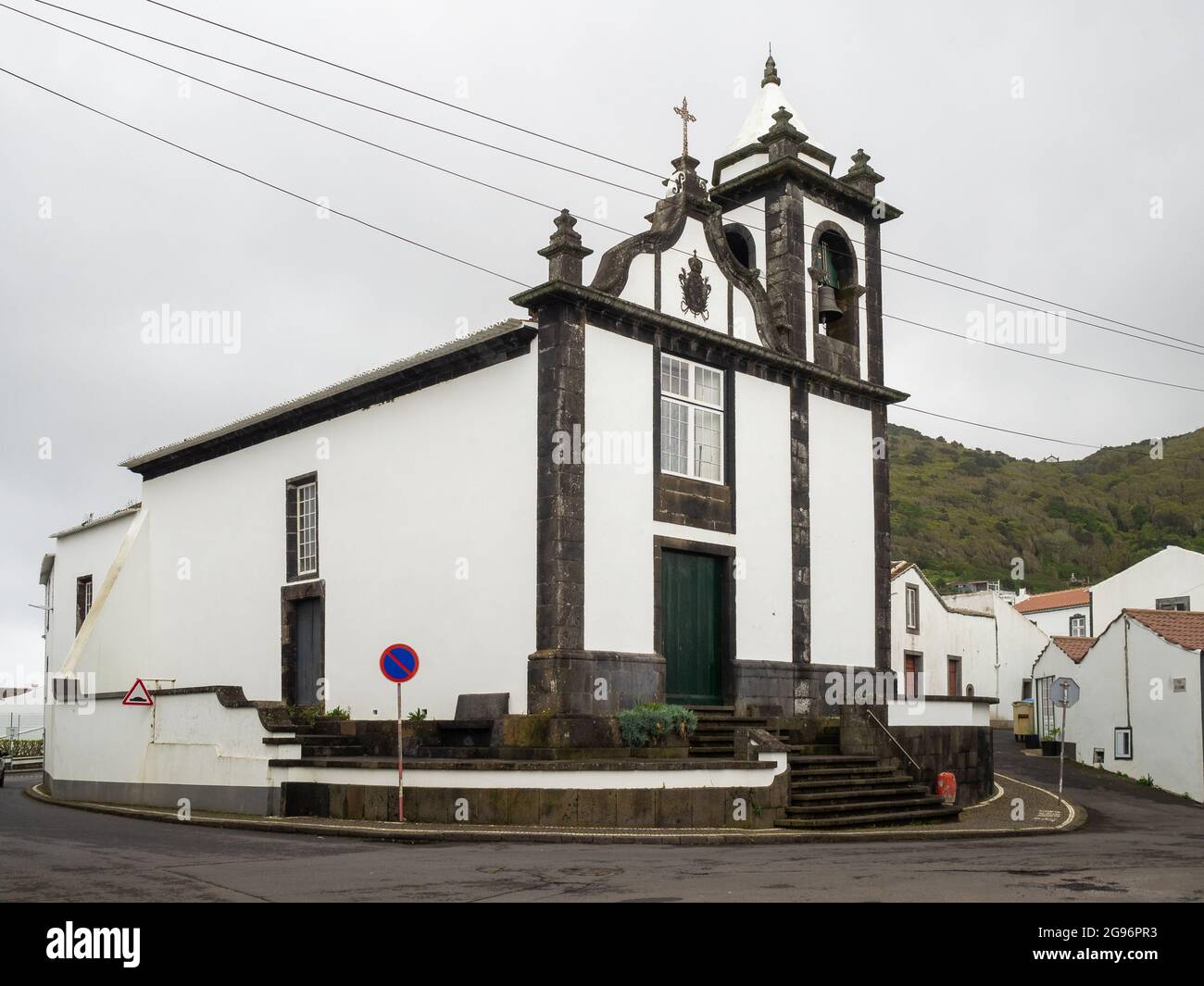 Igreja da Misericórdia de Santa Cruz da Graciosa, Azores Stock Photo