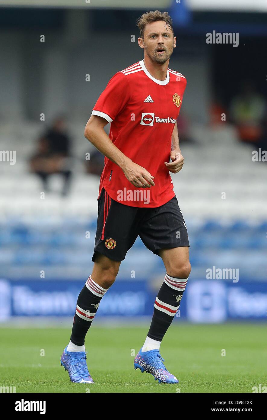 London, England, 24th July 2021. Manchester UnitedÕs Nemanja Matic during the Pre Season Friendly match at The Kiyan Prince Foundation Stadium, London. Picture credit should read: Paul Terry / Sportimage Stock Photo